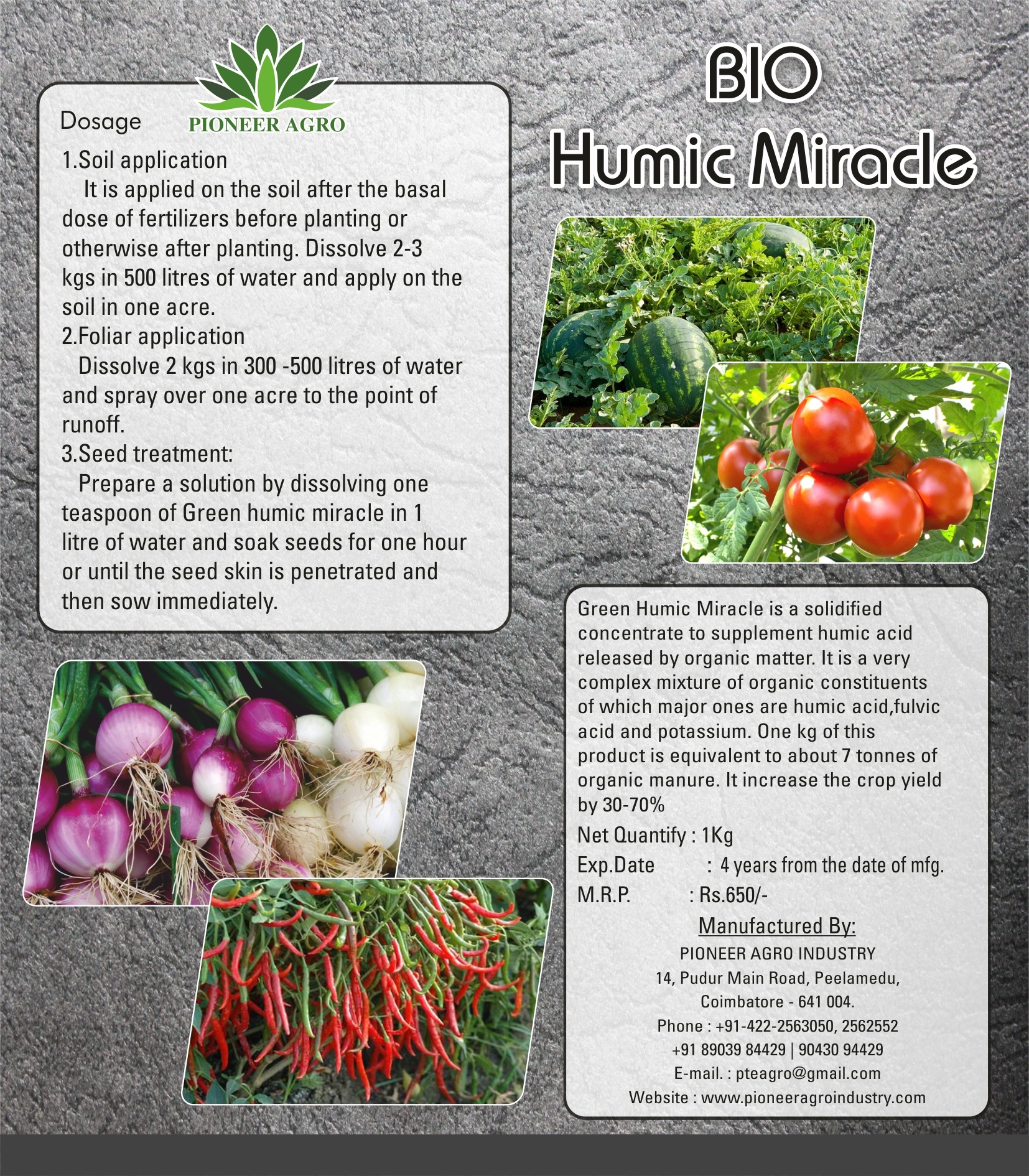 Bio Humic Miracle for Plant Growth