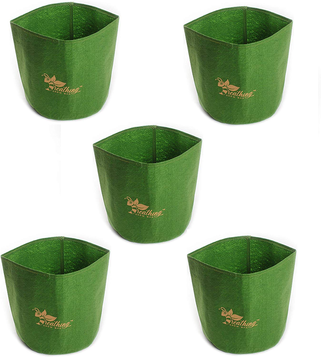 Breathing Fabric Grow Bags Green, Pioneer Agro