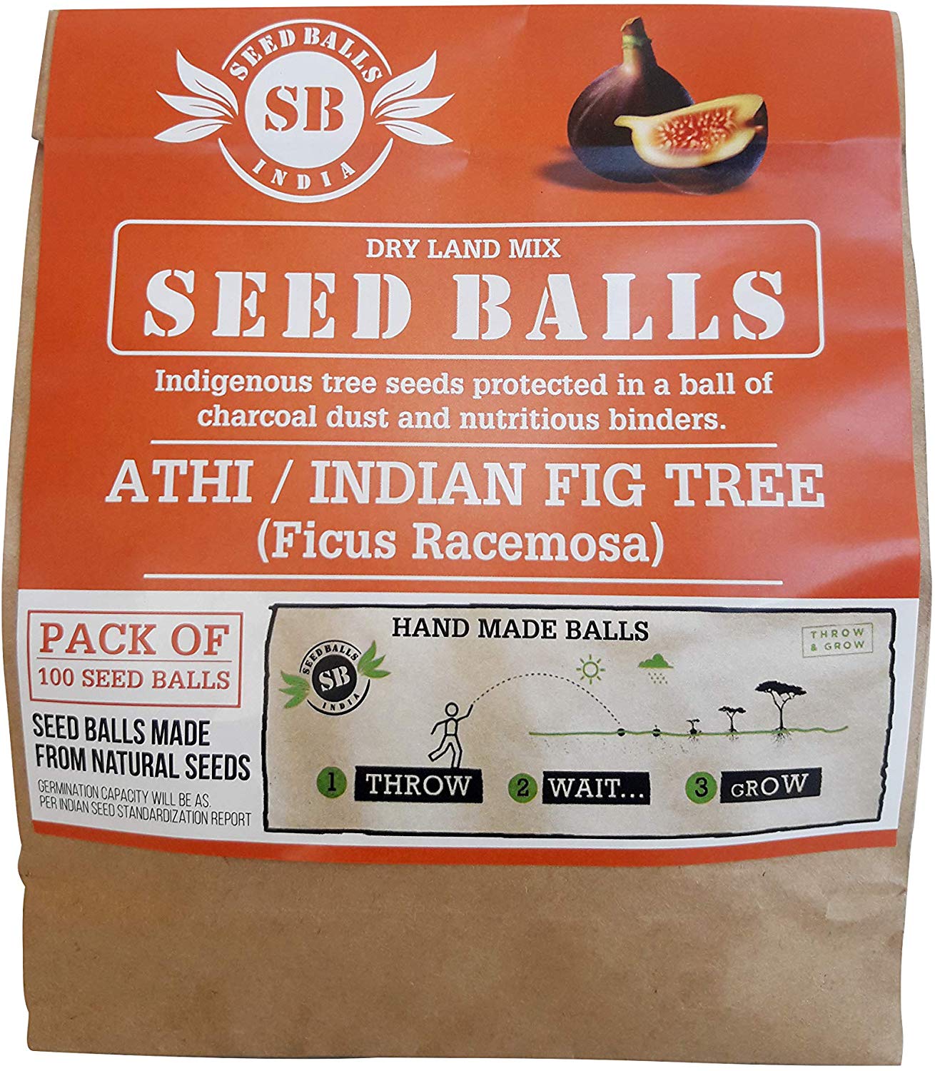 Indian Fig Tree Seed Balls, Athi Maram Seed Balls