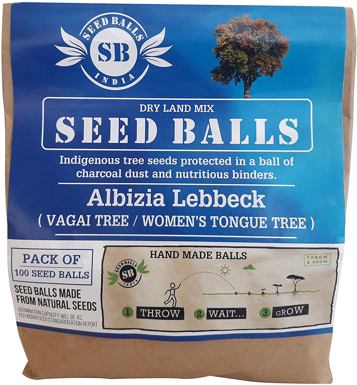 Vagai Tree Seed Balls , Woman's Tongue Tree Seed Balls